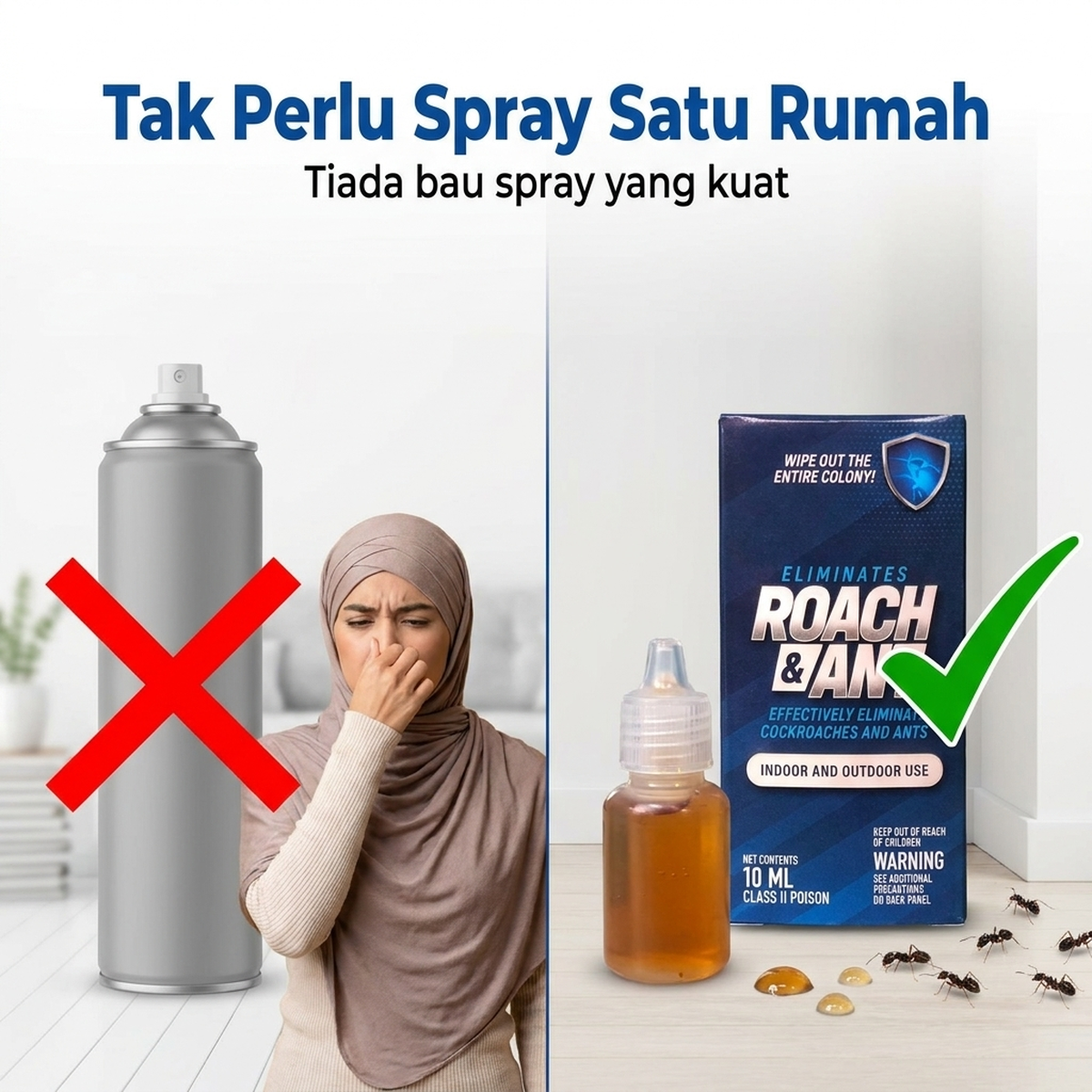 Tak Perlu Spray Satu Rumah