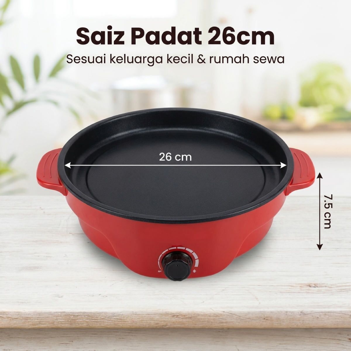 Saiz padat 26cm