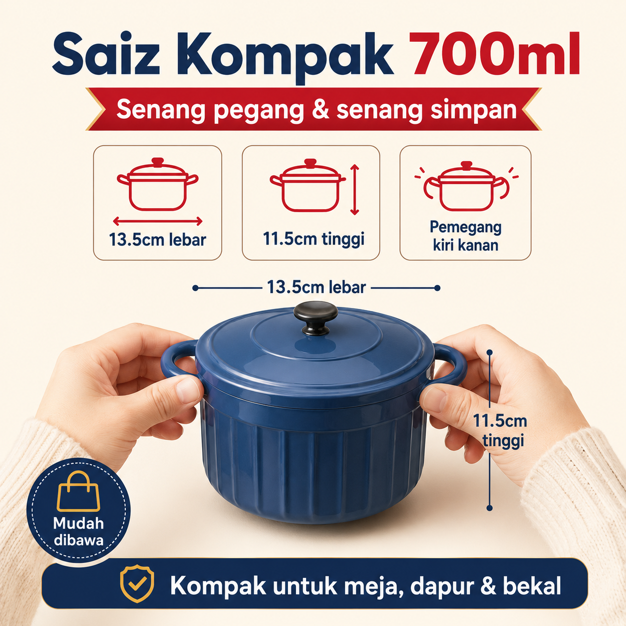 Bekas Makan (3 pcs Set)