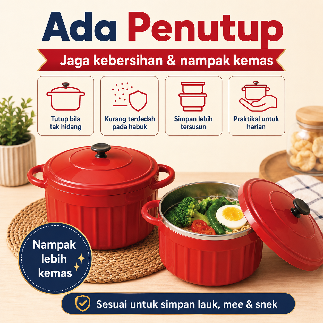 Bekas Makan (3 pcs Set)