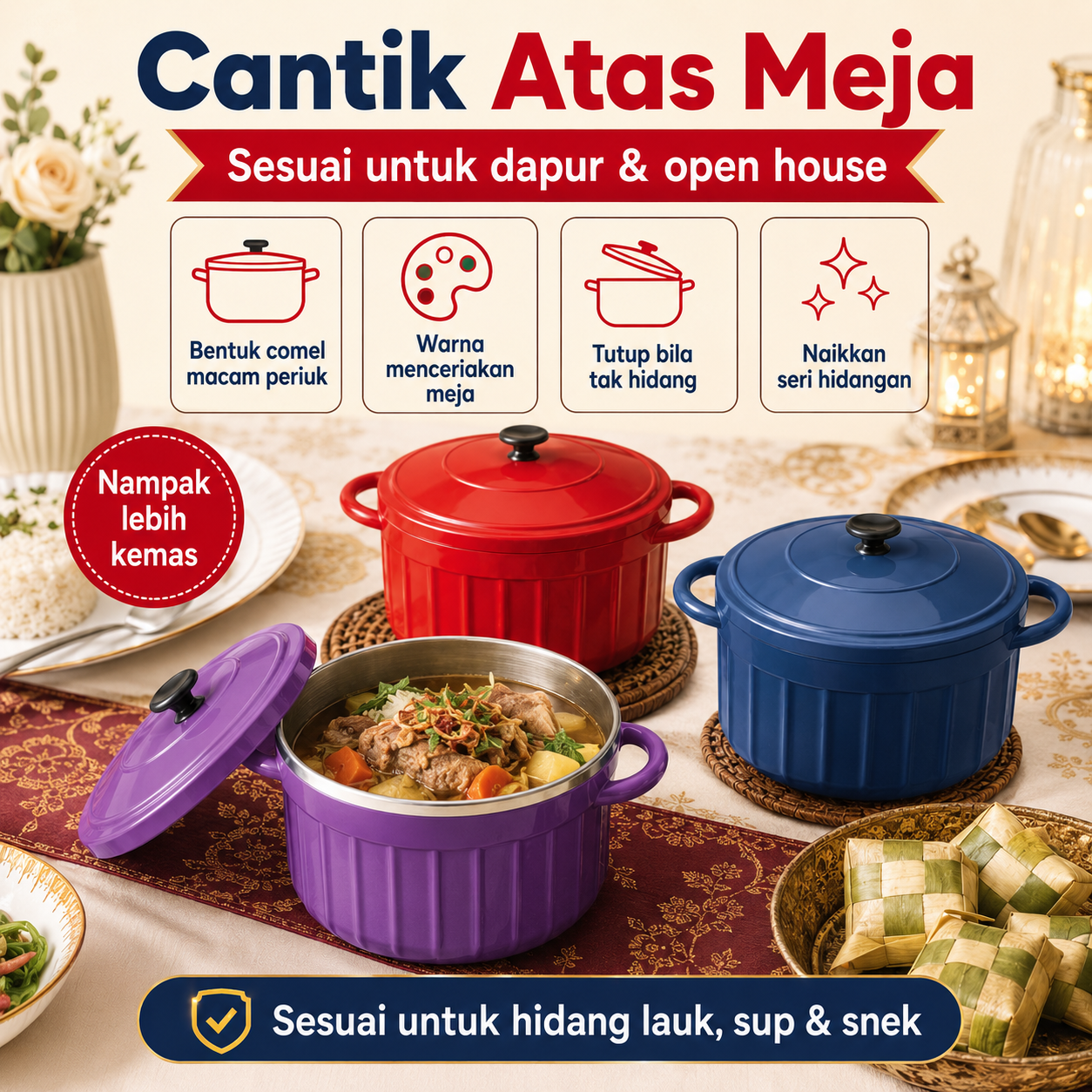 Bekas Makan (3 pcs Set)