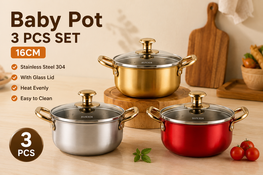 Baby Pot (3 pcs Set)