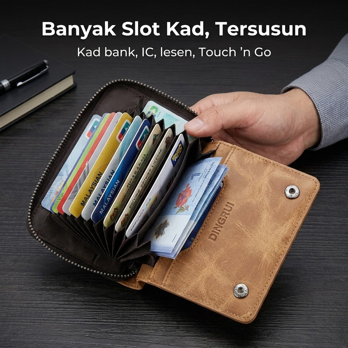Banyak Slot Kad, Tersusun
