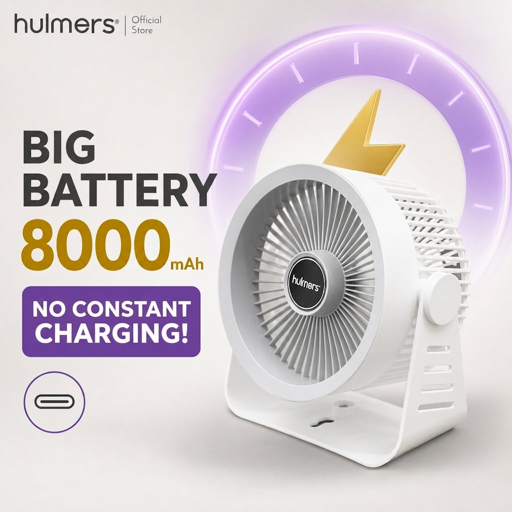 Big 8000mAh battery, no constant charging