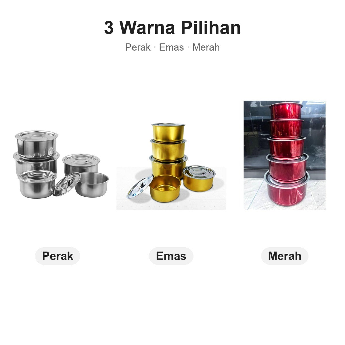 3 Warna Pilihan