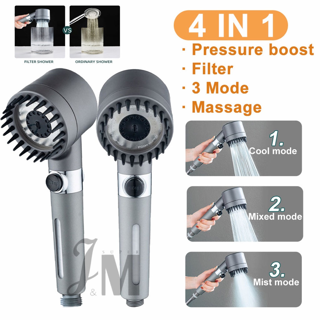 4 IN 1 Urut SPA Shower Head