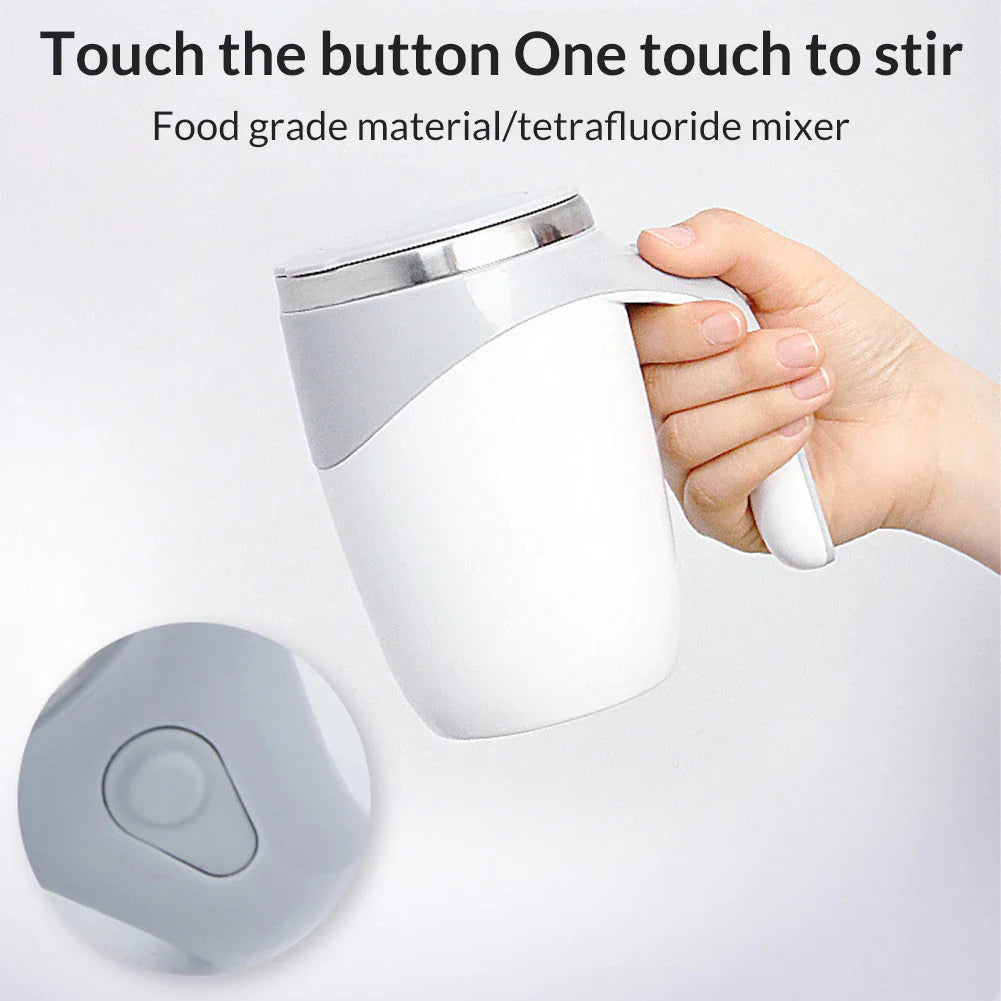 SELF STIRRING MUG USB RECHARGEABLE 380ML VIRAL
