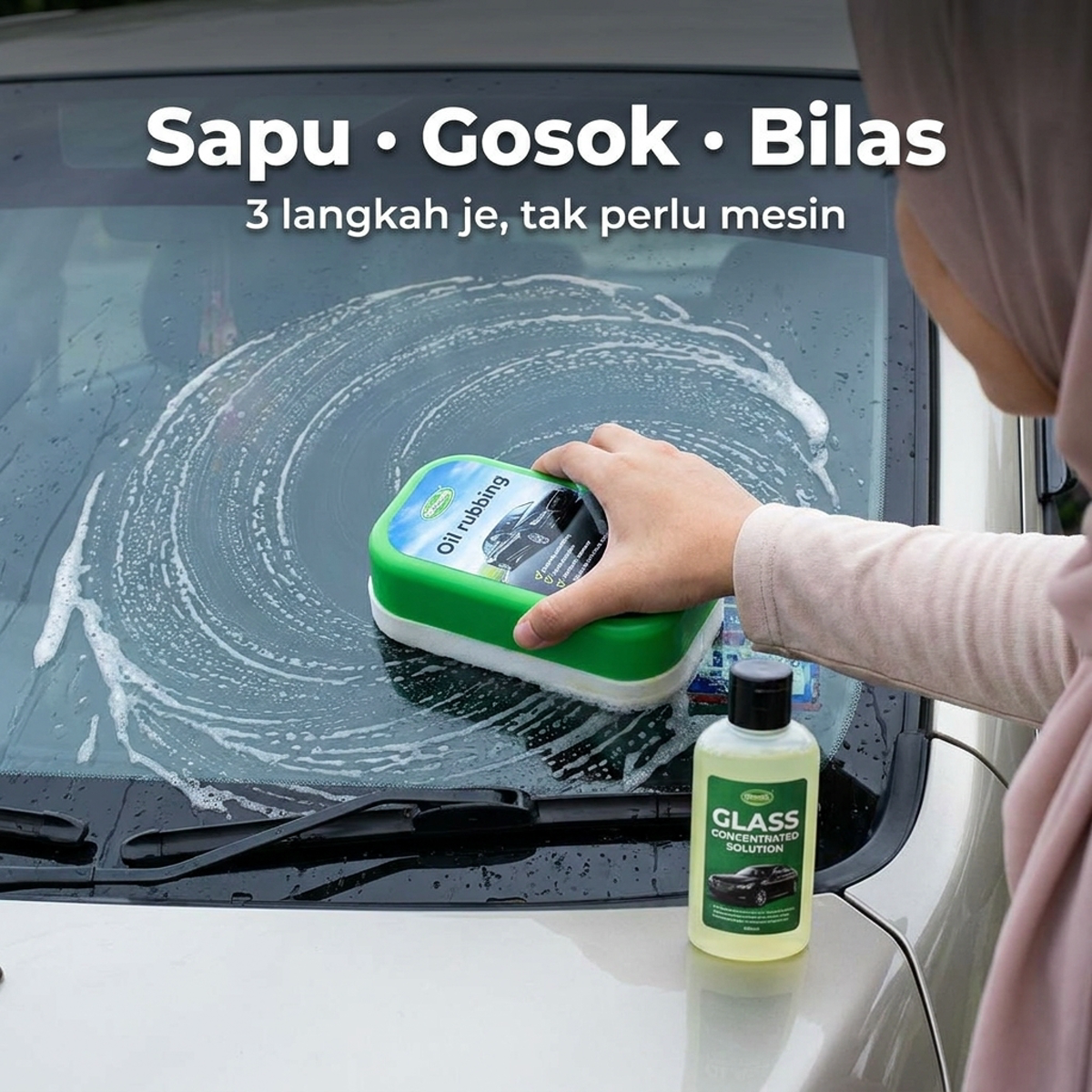 Sapu · Gosok · Bilas
