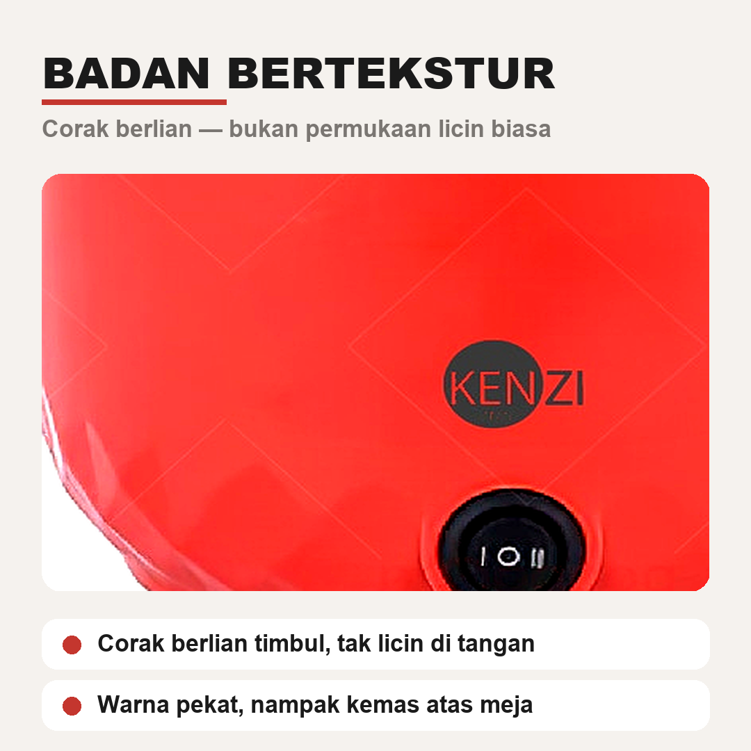 Badan bertekstur corak berlian